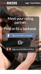 Mobile Screenshot of findbikers.com